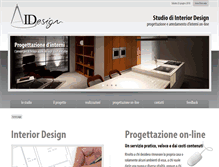 Tablet Screenshot of idesignprogetti.com